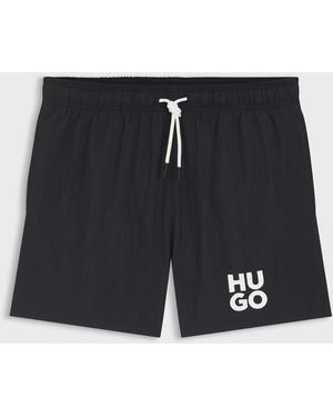 HUGO Paolo Swim Shorts - Black