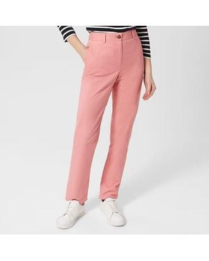 Hobbs Courtney Cotton Blend Chinos - Pink