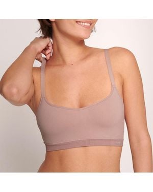 Sloggi Foggy Mauve Ever Aloe Infused Bralette - Grey