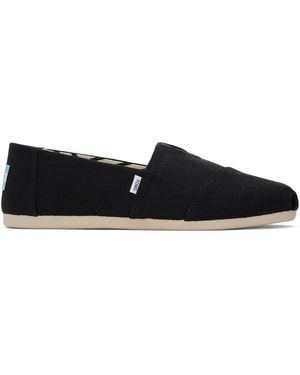 TOMS Coloured Alpargata Classic Espadrilles - Black