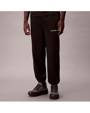 Calvin Klein Soft Cotton French Terry Joggers - Black