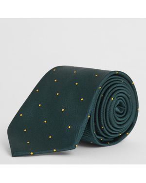 GANT Dot Silk Tie - Green