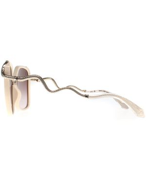 Roberto Cavalli Sunglasses Src003M 09X7 Cream Gradient - Metallic