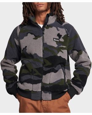 Penfield Cargo Print Mountain Jacket - Black
