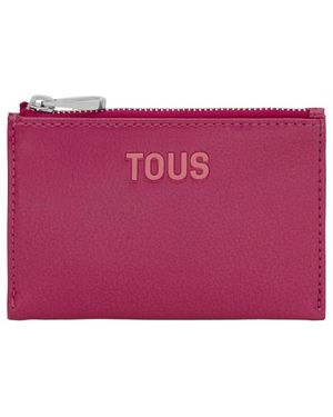 Tous Credit Card Holder Wallet New Dorp Fuchsia - Purple