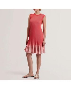 Ted Baker Lilyo Textured Flippy Mini Dress