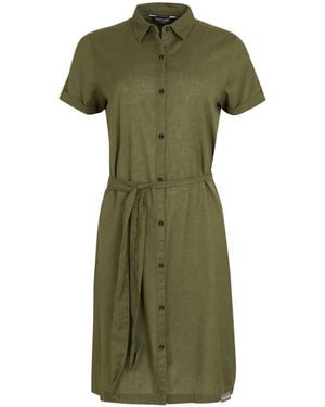 Regatta Shirt Dress Rema Mixed Four Leaf Clover - Green