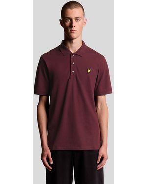 Lyle & Scott Cotton Polo Shirt - Red