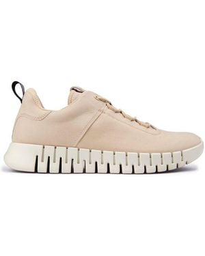 Ecco Gruuv Trainers - Natural