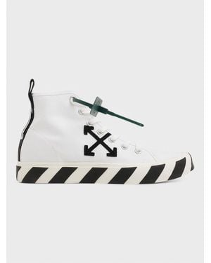 Off-White c/o Virgil Abloh Vulc Trainer Mid Canvas - Natural