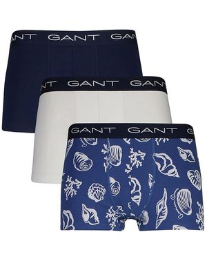 GANT Shell Print Trunk 3-Pack - Blue