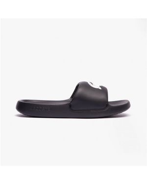 Lacoste Coloured Croco Flat Sandals - Blue