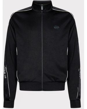 Off-White c/o Virgil Abloh Knit Tape Track Jacket - Black