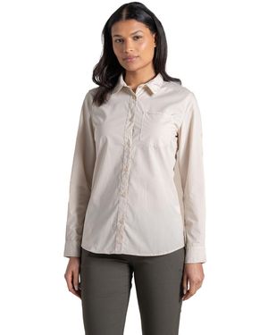 Craghoppers Shirt Kiwi Iii Recycled Polyester Stone - Grey