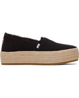 TOMS Valencia Espadrille - Black