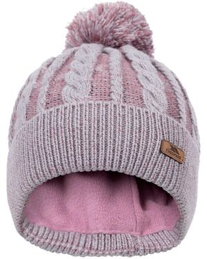Trespass Beanie Elle Acrylic Rose Tone - Purple