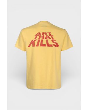 GALLERY DEPT. Atk Stack Logo Tee - Yellow