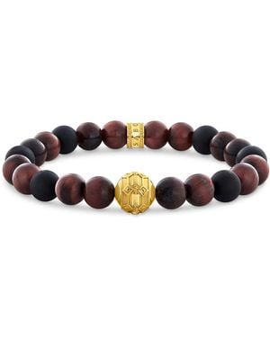 Thomas Sabo Sterling & Tiger&Prime;S Eye Bead Bracelet - Brown