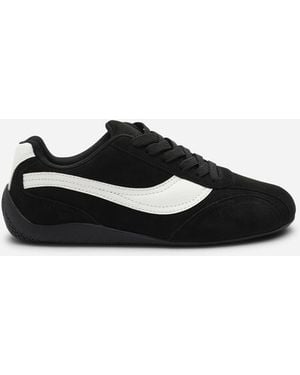 Where's That From Ulani Low-Top Lace Up Trainer - Black