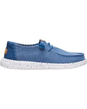 HEYDUDE Wendy Chambray Grid - Blue