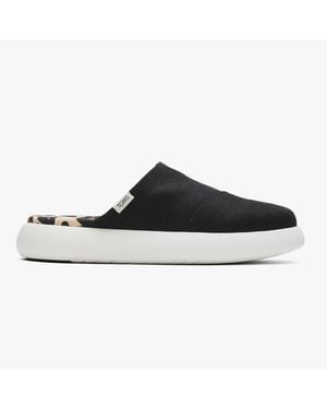 TOMS Alpargata Mallow Mules - Black