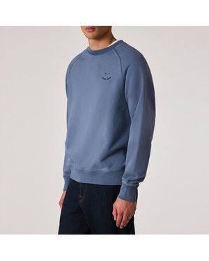 Paul Smith Happy Logo Jumper - Blue