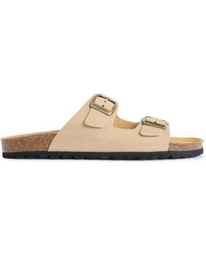 V.Gan Vegan Mango Comfort Footbed Sandals - Natural