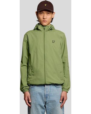 Lyle & Scott Water Resistant Hooded Jacket - Green