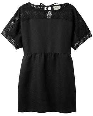 Passenger Sono Linen Blend Beach Mini Dress - Black
