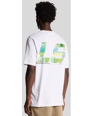 Lyle & Scott Polaroid Graphic T-Shirt - White