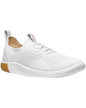 Keen Star/Moonlite Mauv Knx Knit Trainers - White