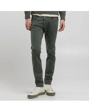Replay Khaki Anbass Hyperflex Xlite Jeans - Grey