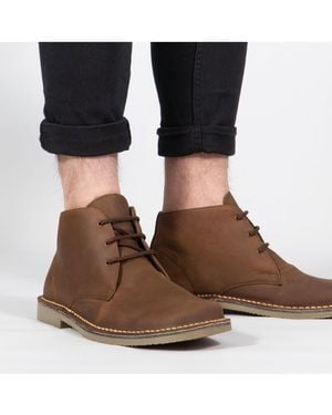 Roamer Leonard Desert Boots - Black