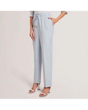 Ted Baker Ballia Elasticated Waist Tailored Trouser - Blue