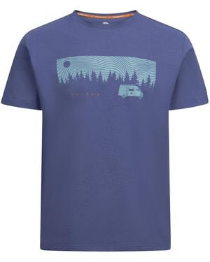 Trespass T-Shirt Jacub Polyester Coastal - Blue