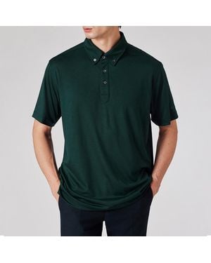 Paul Smith Forest Wool Oversized Polo Shirt - Green