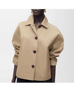 Mango Jacket Apple - Natural