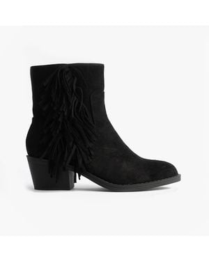 Rocket Dog Yankee Flat Ankle Boots - Black
