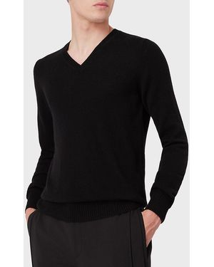 Emporio Armani Cashmere Jumper - Black