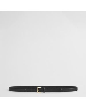 GANT Slim Leather Belt - Black