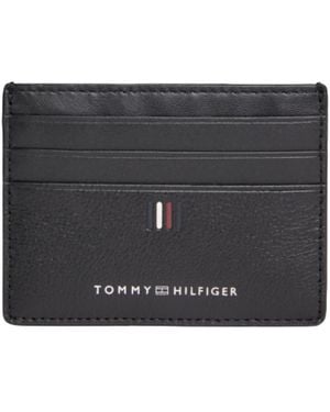 Tommy Hilfiger Credit Card Holder Am0Am11858 - Black