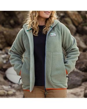 Passenger North Coast Full Zip Sherpa Fleece - Green