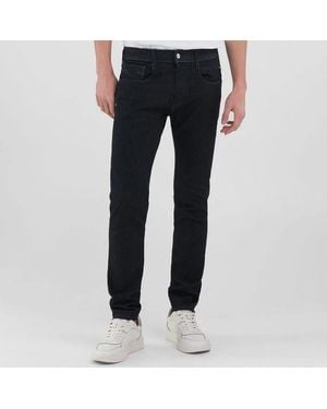 Replay Dark Anbass Slim Hyperflex Jeans - Black
