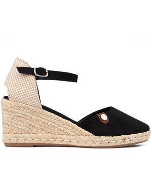 Refresh Cross Strap Shoes - Black
