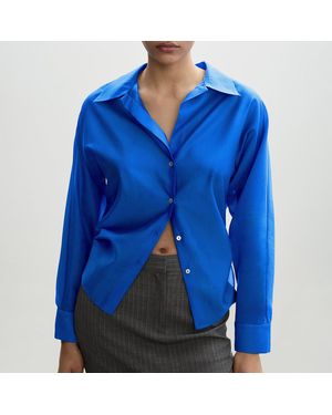 Mango Cobalt June Shirt - Blue