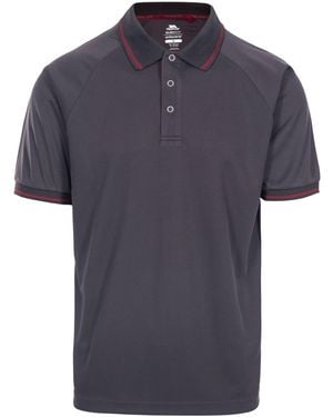 Trespass Polo Shirt Bonnington Polyester Dark - Blue
