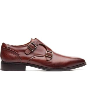 Base London Cleric Monk Shoes - Red