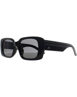 Montana Sunglasses Mp194 Shiny Smoke Polarized - Black