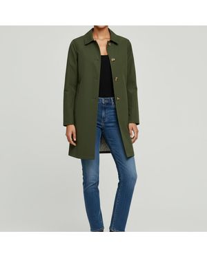 Elle Jennifer Single Breasted Basic Mac - Green