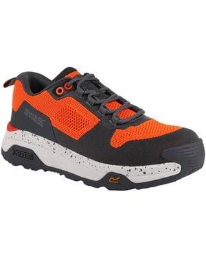Regatta Safety Boots Nylon Flame/Gunmetal - Blue